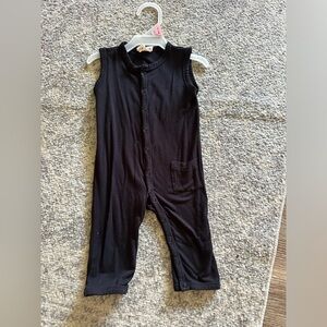 Kyte baby sleeveless button romper